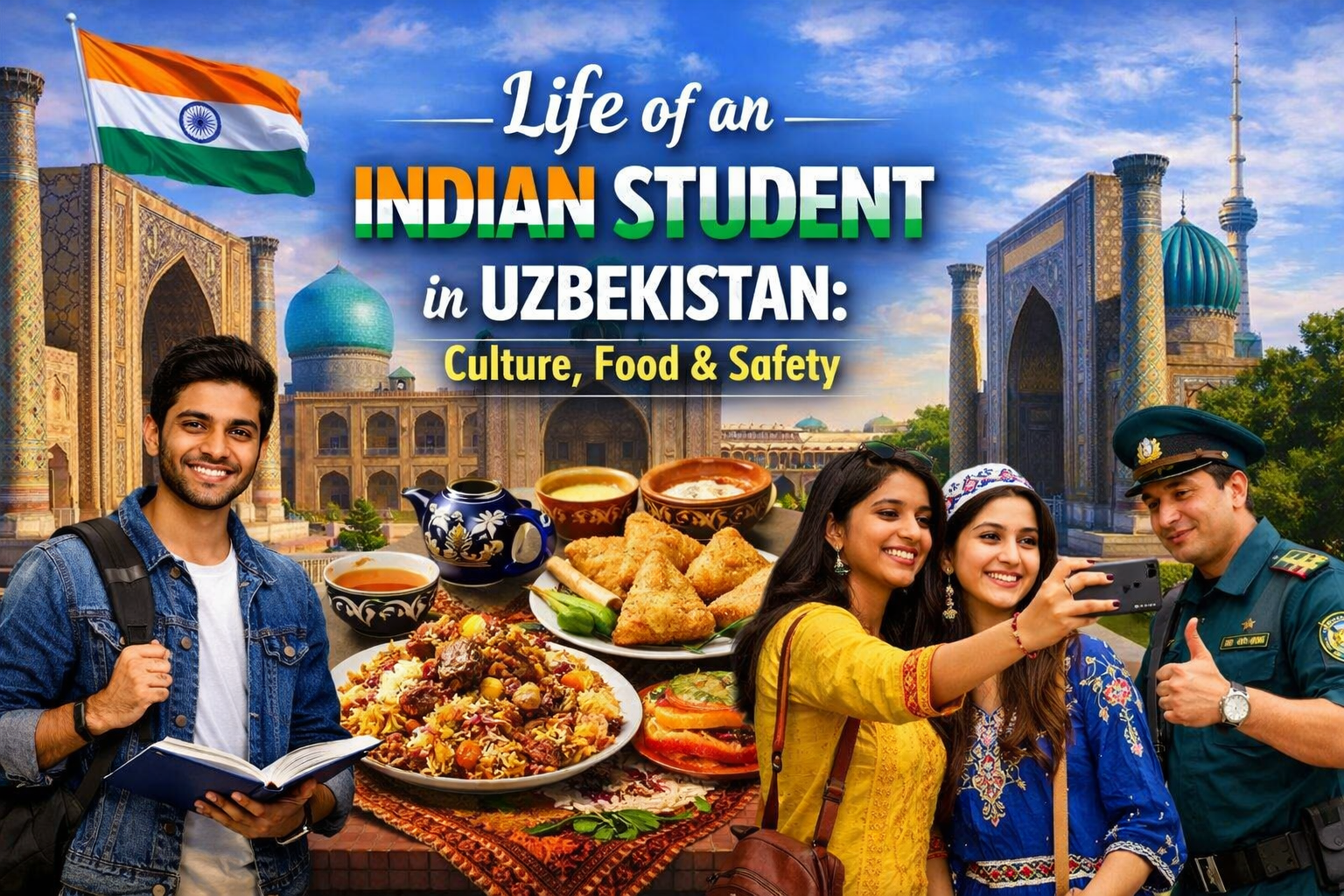 Life of an Indian Student in Uzbekistan: Culture, Food & Safety